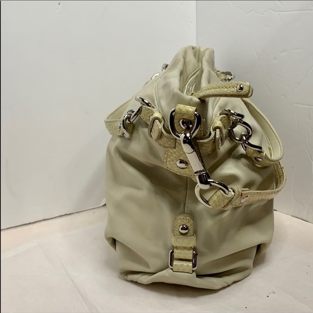 COACH BROOKE LEATHER  BAG WHITE #14820 - Picture 2 of 10